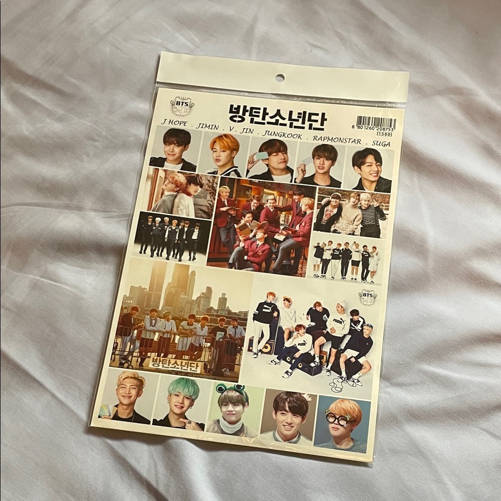 COLLECTOR BTS Photo Card Giant Sticker